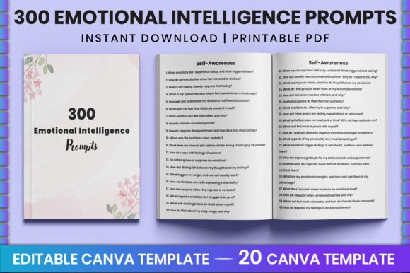 300 Emotional Intelligence Prompts Canva: A Deep Dive