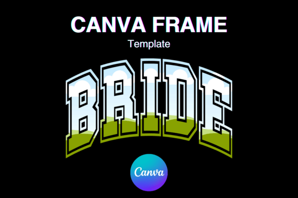 Elevate Your Wedding Memories: The Bride Canva Frame