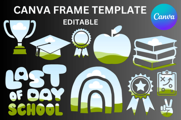 End of School Canva Frame Template: Your Digital Design Toolkit