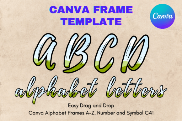 Exploring Canva Letters Frame Alphabet Template_41 for Your Creative Projects