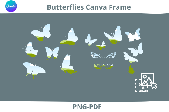 Transforming Visuals with Butterfly Frame Designs