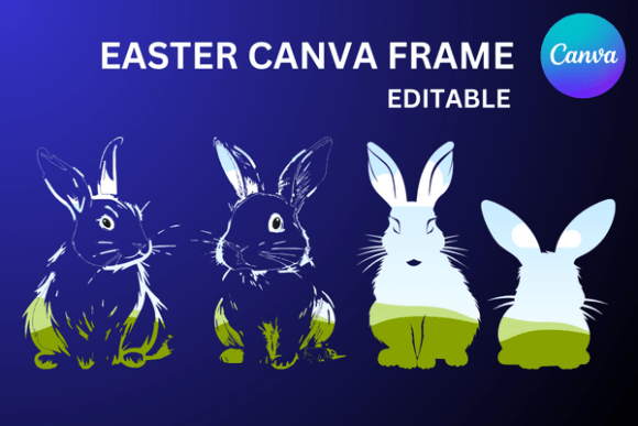 Unlock Creative Easter Projects with the Rabbit Canva Frame Bunny Template