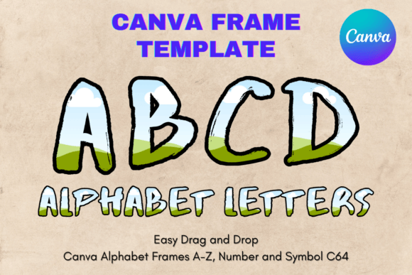 Unlocking Creative Flexibility with the Canva Letters Frame Alphabet Template
